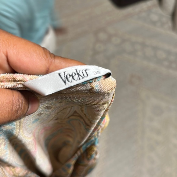 VEEKO WOMEN’S CUTE MIDI DRESS SIZE 38 - Picture 3 of 6